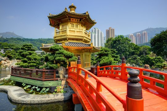 Golden Pavilion in Hong Kong