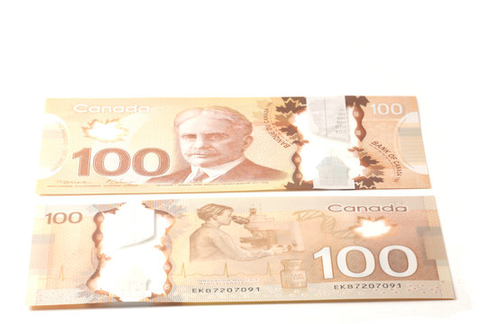 100 canadian dollar bill 50 hi-res stock photography and images