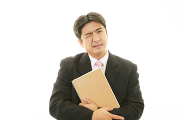 苦悩するビジネスマン