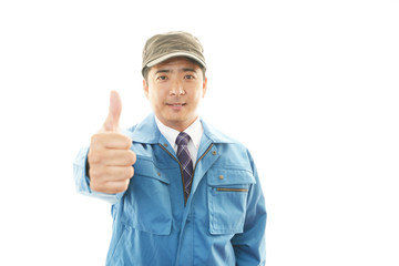 笑顔のビジネスマン