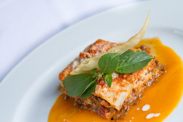 beef lasagna