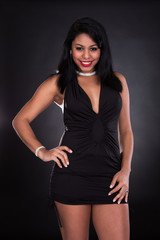 Young Woman In Elegant Dress