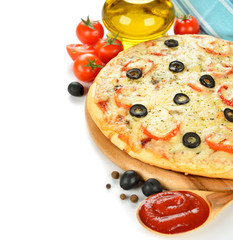 fresh pizza