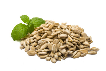 Sunflower seeds with mint