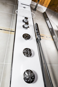 shower from the bottom