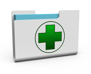 Obraz premium Green cross