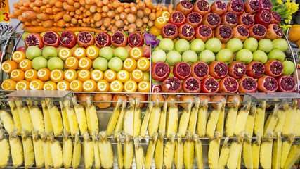 Fruits shop in Istanbul, Turkey.