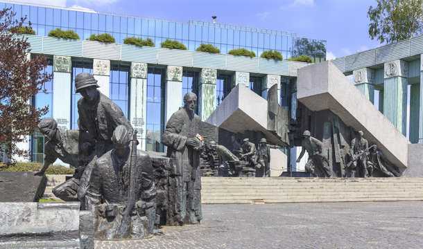 Fototapeta Monument to the heroes of the Warsaw Uprising