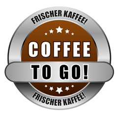 5 Star Button braun COFFEE TO GO! FK FK