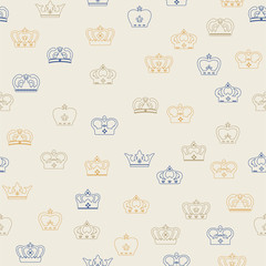 Royal seamless pattern