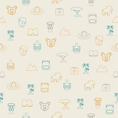 African seamless pattern