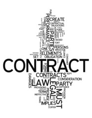 Word Cloud "Contract"