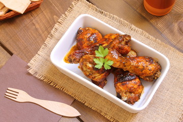 Muslitos de pollo asados