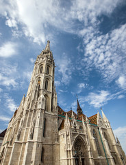 Gothic cathedral at Castle of Buda, Budapest, Hungary