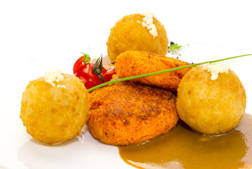 Картофельные крокеты