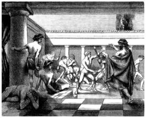 Ancient Greece - Sparta : Young Men Training