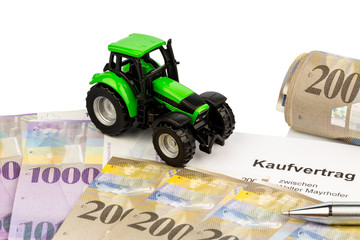 Kaufvertrag für neuenTraktor © Gina Sanders