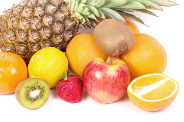 Fresh fruit with vitamin