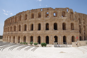 Rzymskie koloseum - El Jam - obrazy, fototapety, plakaty