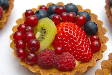 Tartelette with wild berries