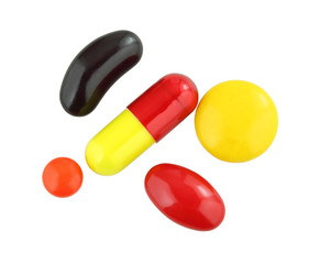 Assorted pills set