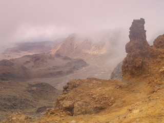 Tongariro crossing in New Zealand