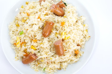 fried rice sausage