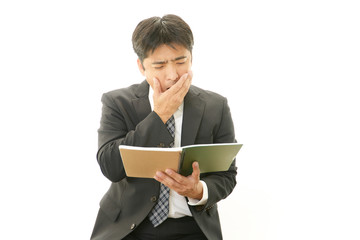疲れたビジネスマン