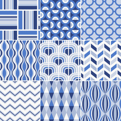 seamless retro pattern print - 52905181