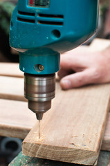 Drilling the board
