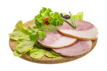 Bacon with vegetables