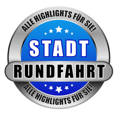 5 Star Button blau STADTRUNDFAHRT AHFS