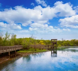 Deurstickers White Lake at Cullinan Park in sugarland Texas © lunamarina