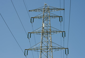 high voltage tower post