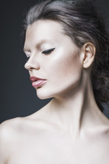 Fototapeta premium beauty fashion photo of young sexy woman