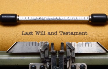 Last will and testament