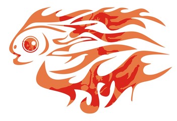 Flaming fish