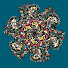 Vector vintage floral pattern