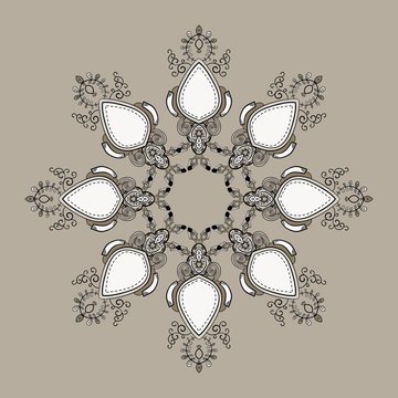 Ornate vintage background