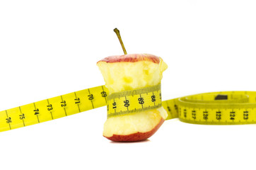 apfel mit massband
