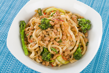 Dan Dan Noodles - Spicy Chinese noodles with minced pork