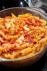 roast with the pasta