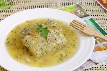 Bacalao en salsa verde