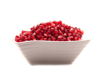 Pomegranate seeds close-up