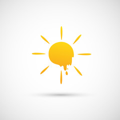 sun icon vector