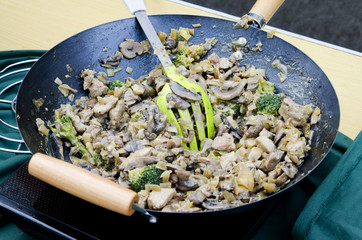 Fried mushrooms