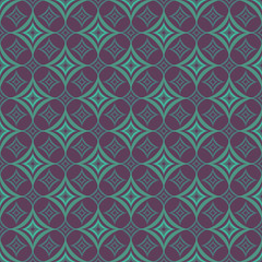 Seamless rhombuses decorative pattern
