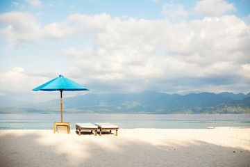 Fototapeta premium Umbrella on beach