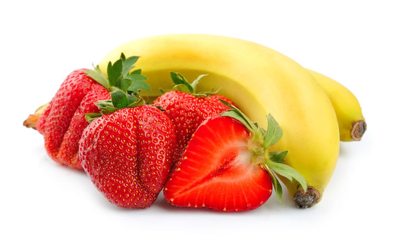 Juicy Strawberry With Banana