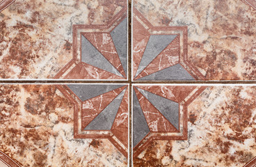 tile pattern of ancient ceramic tiles.